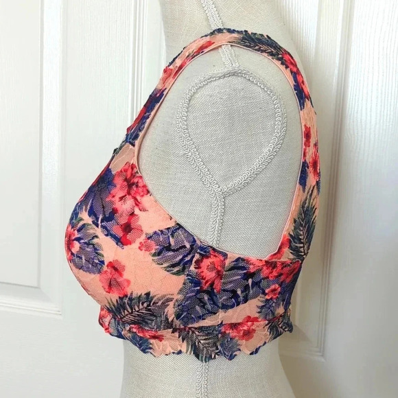 PINK Victoria’s Secret Floral Lace M-DD Bralette - Picture 5 of 11